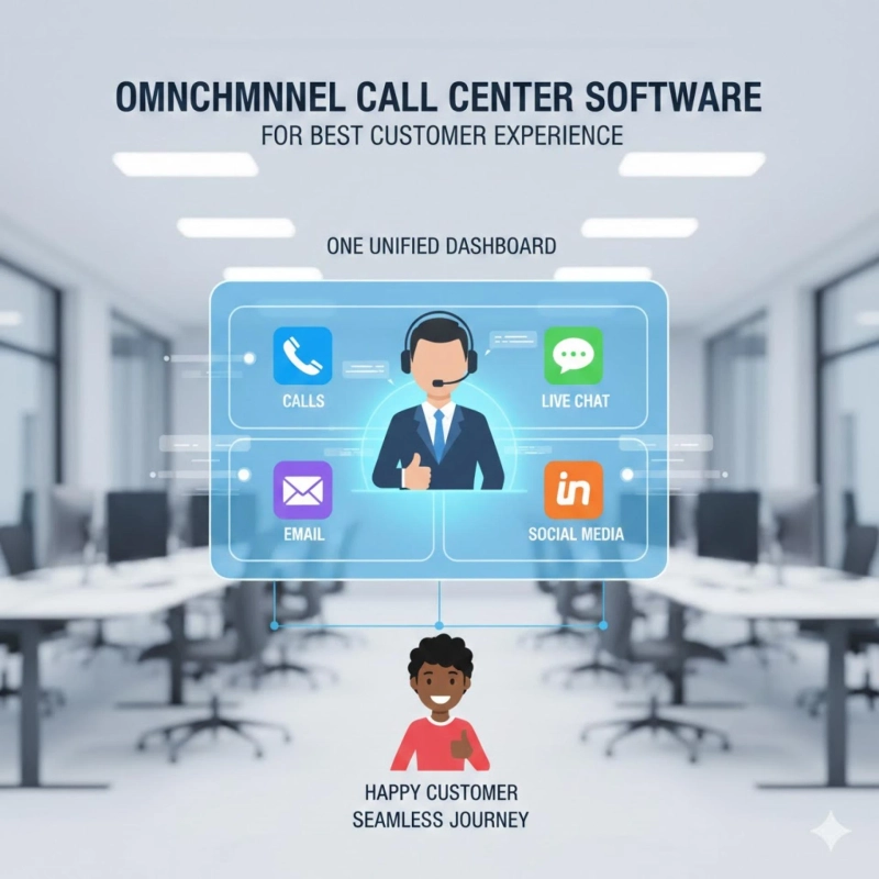 Omnichannel Call Center Software For Best Customer Experience