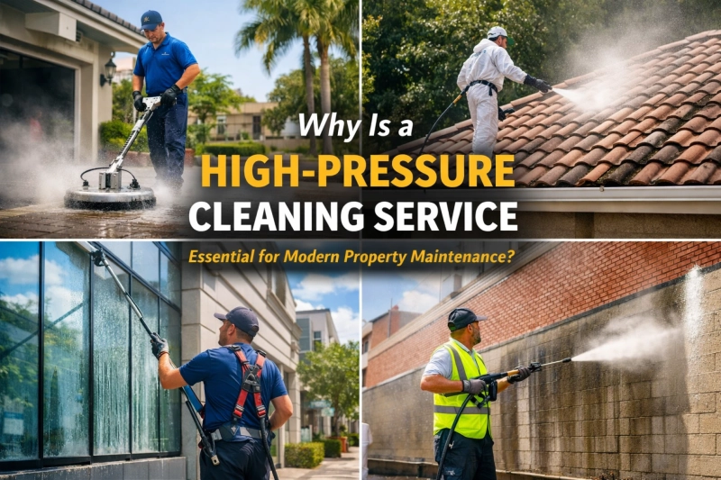 Why Is a High-Pressure Cleaning Service Essential for Modern Property Maintenance?