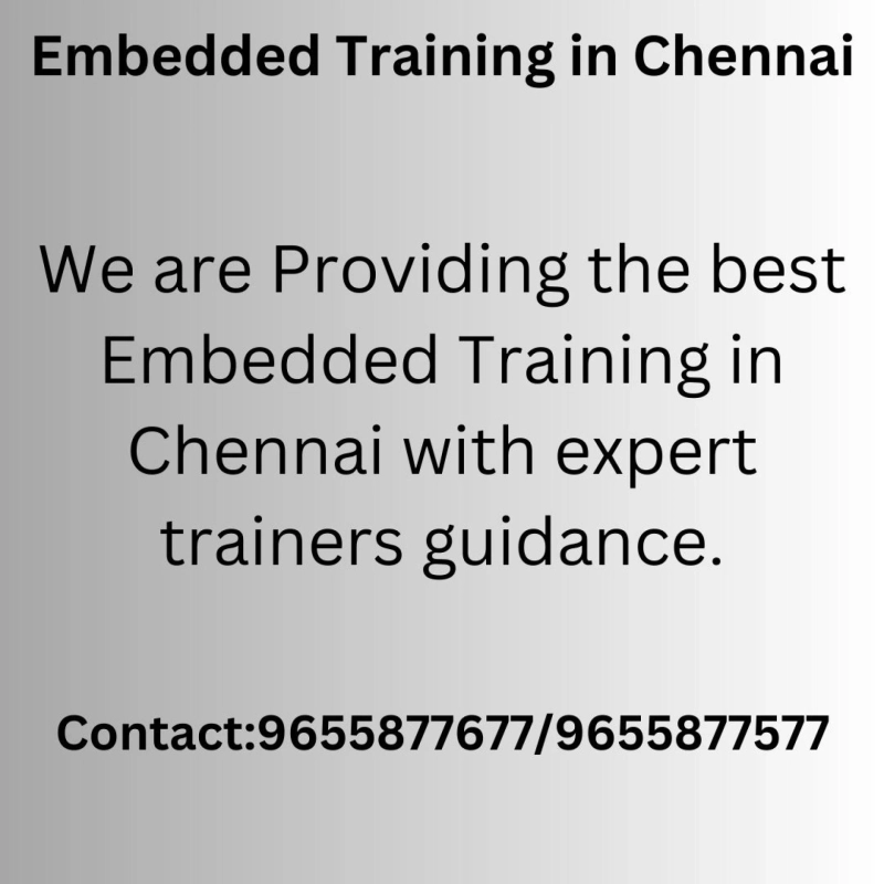 Embedded System Course in Chennai