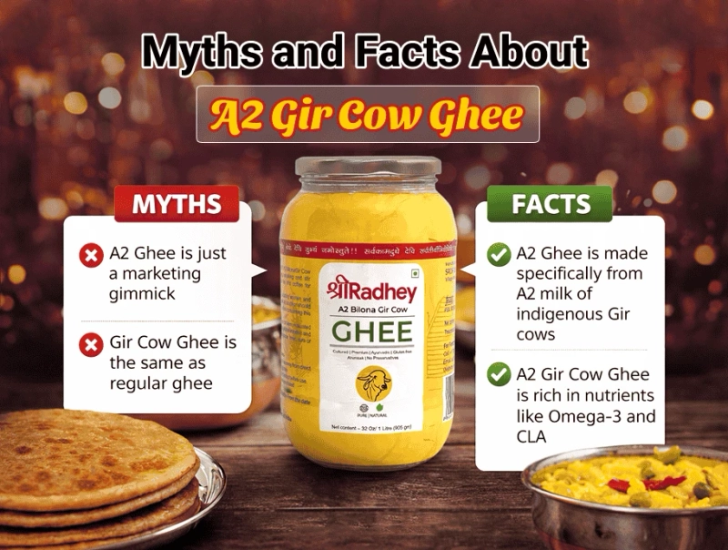 A2 Gir Cow Ghee: Common Myths and Facts Explained