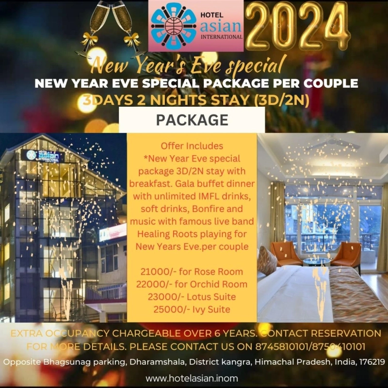 New Year's Eve: 3D/2N Stay, Gala Dinner, Music & More!