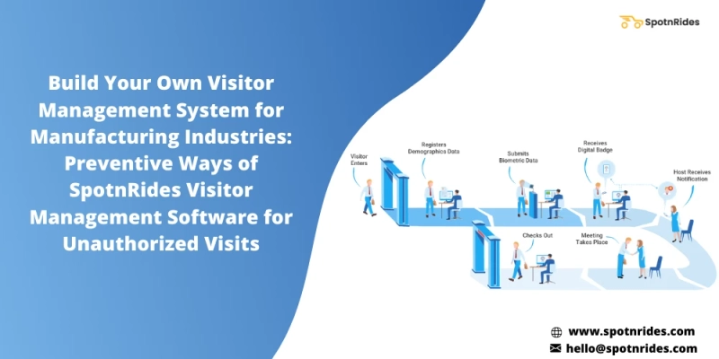 How to Overcome the Security Challenges in Manufacturing Industries using SpotnRides Visitor Management Software System?