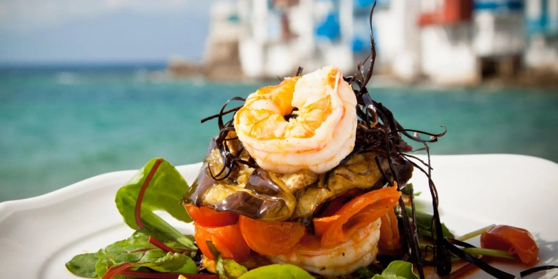 What makes Mediterranean food healthy?