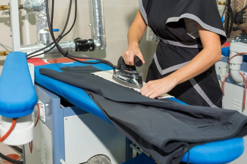 Where do dry cleaners clean clothes?