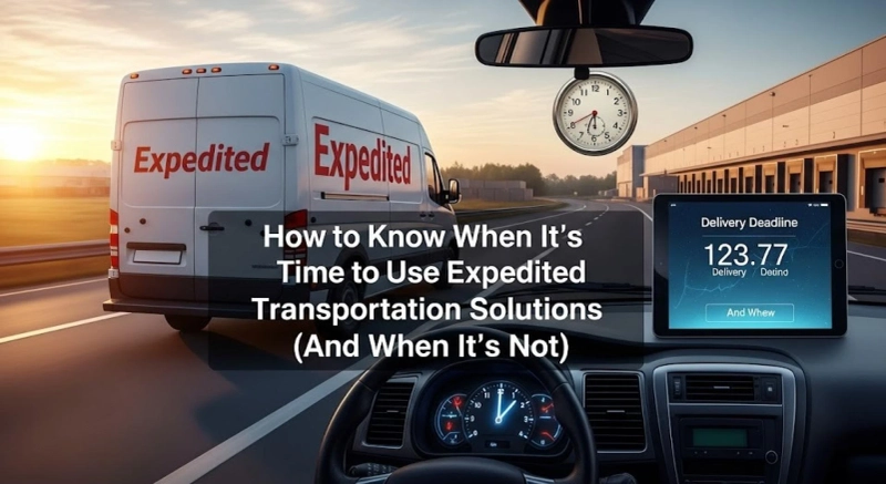 How To Know When It’s Time To Use Expedited Transportation Solutions (And When It’s Not)