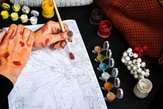 Painting-by-Numbers Kits: Release Your Imagination