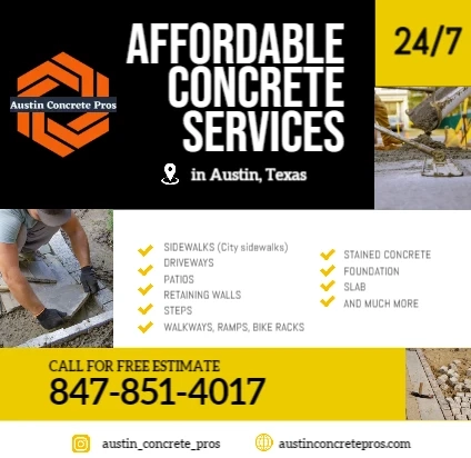 Concrete Driveway in Austin Replacing a Driveway that is in Unfortunate Condition