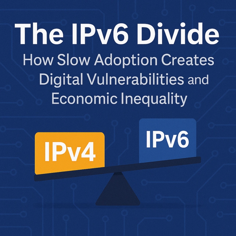 The IPv6 Divide: How Slow Adoption Creates Digital Vulnerabilities and Economic Inequality