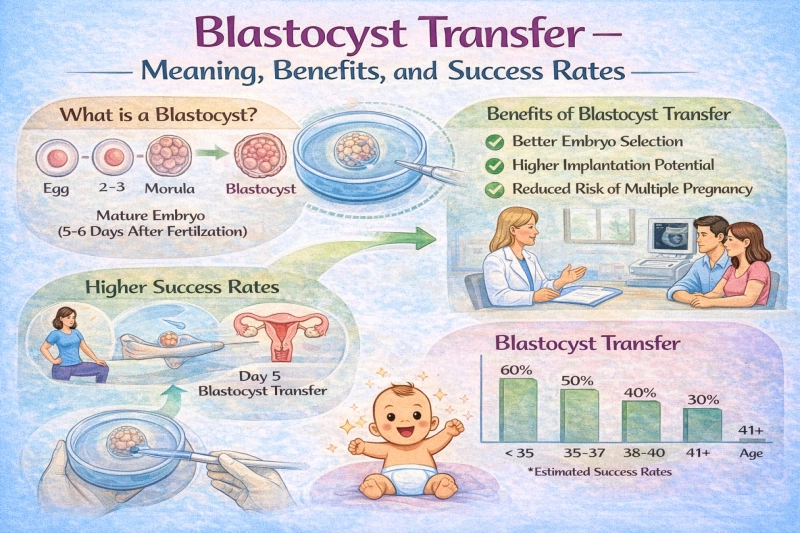 Blastocyst Transfer – Meaning, Benefits, and Success Rates