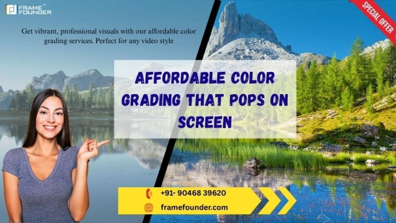 How Post-Production Color Grading Services Improve Brand Visuals