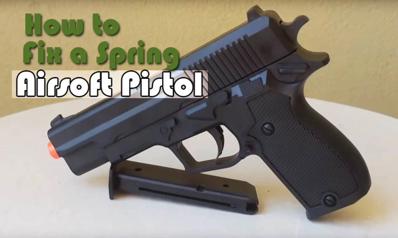 How to Fix a Spring Airsoft Pistol - Unjamming your Gun - Airsoft Optics