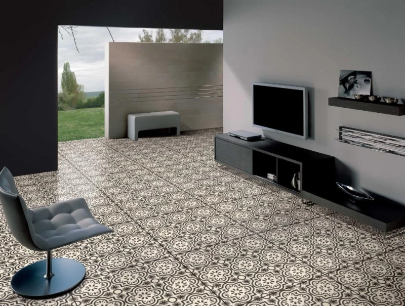 Highlighter Walls Getting Designed With The Help Of Big-Size Tiles To Make Look The Bedrooms Stunning