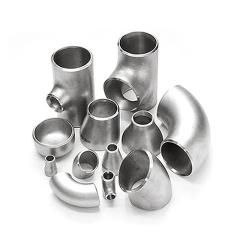 Why is stainless steel a useful material for pipe fittings?