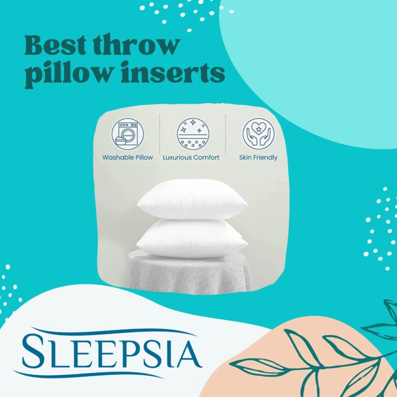 The Best Throw Pillow inserts for Comfort and Support