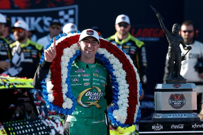 Cindric Gives Team Penske Its First Win of NASCAR Season