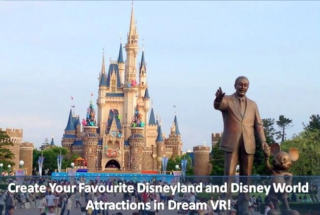 Create Your Favourite Disneyland and Disney World Attractions in Dream VR!