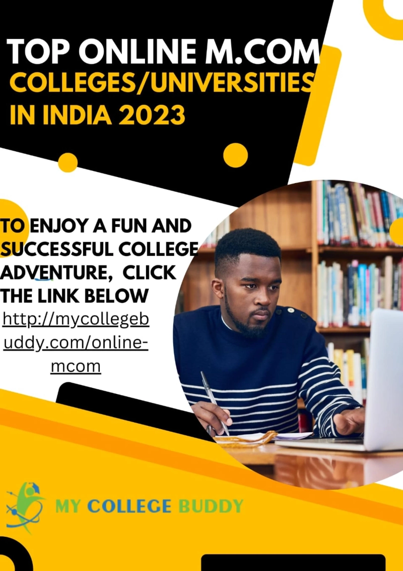 Top 10 Online M.Com Colleges/Universities In India 2023-My College Buddy