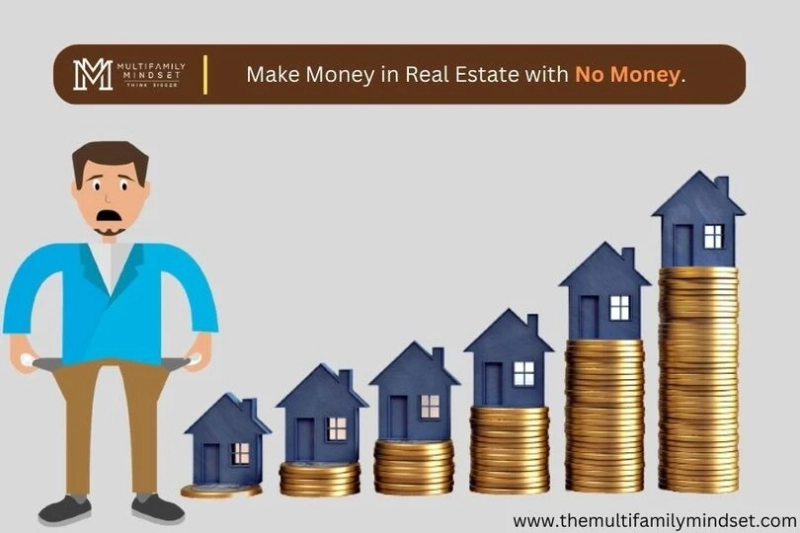 5 Ways to make money in real estate with no money.