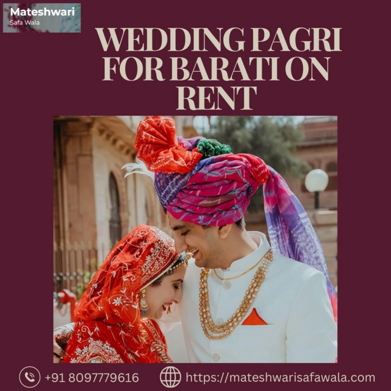 Wedding Pagri for Barati on Rent: Add Royal Flair  