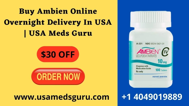 Buy Ambien Online Overnight Delivery In USA | USA Meds Guru