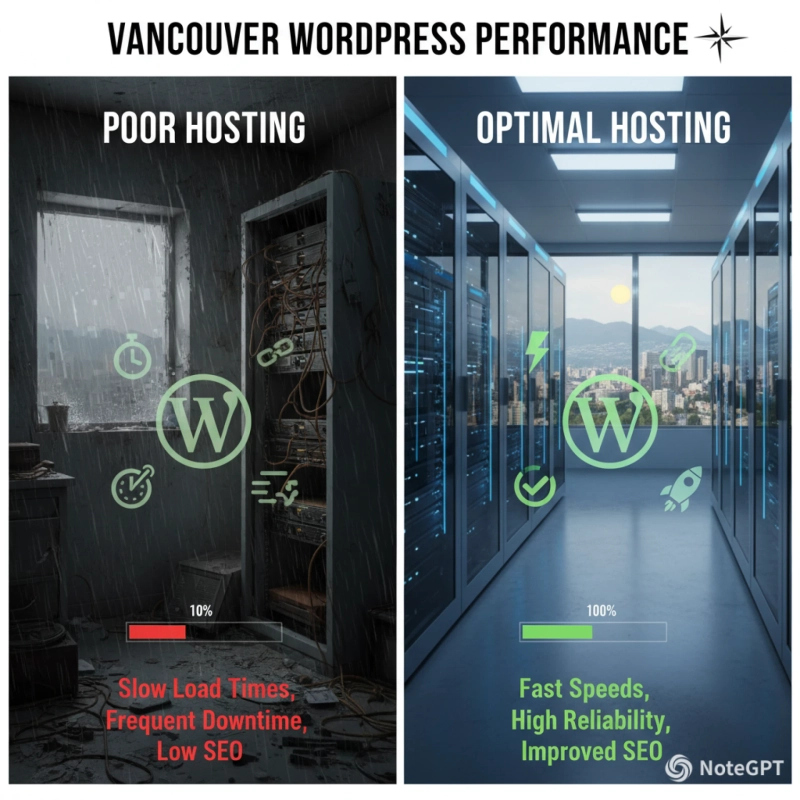 How Hosting Environment Impacts WordPress Performance in Vancouver