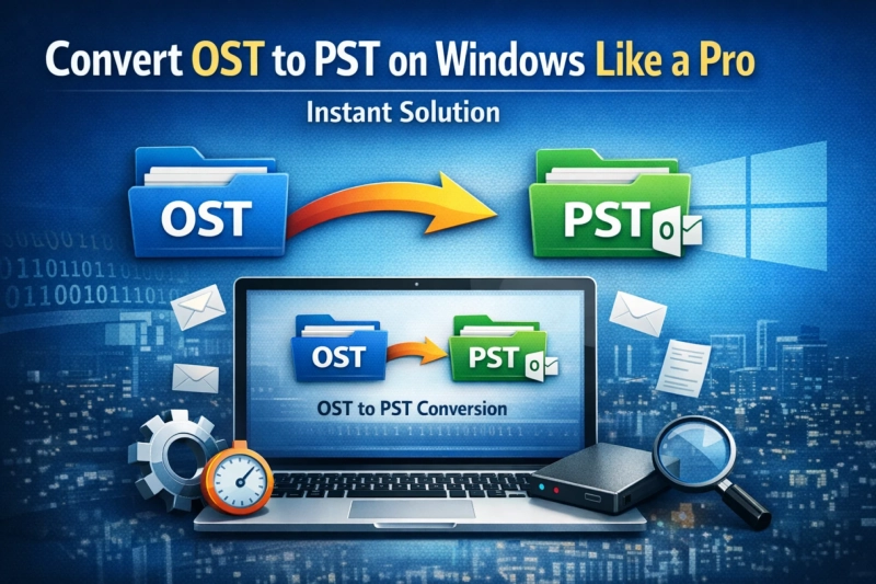 Convert OST to PST on Windows Like a Pro – Instant Solution