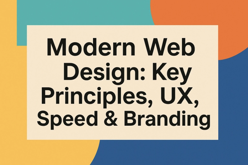 Modern Web Design: Key Principles, UX, Speed & Branding