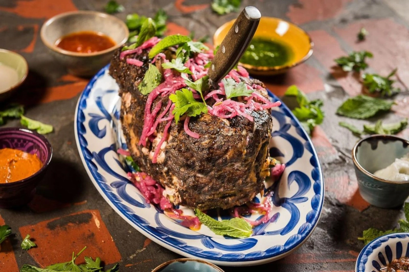What types of dishes can I expect to find at Middle Eastern restaurants?