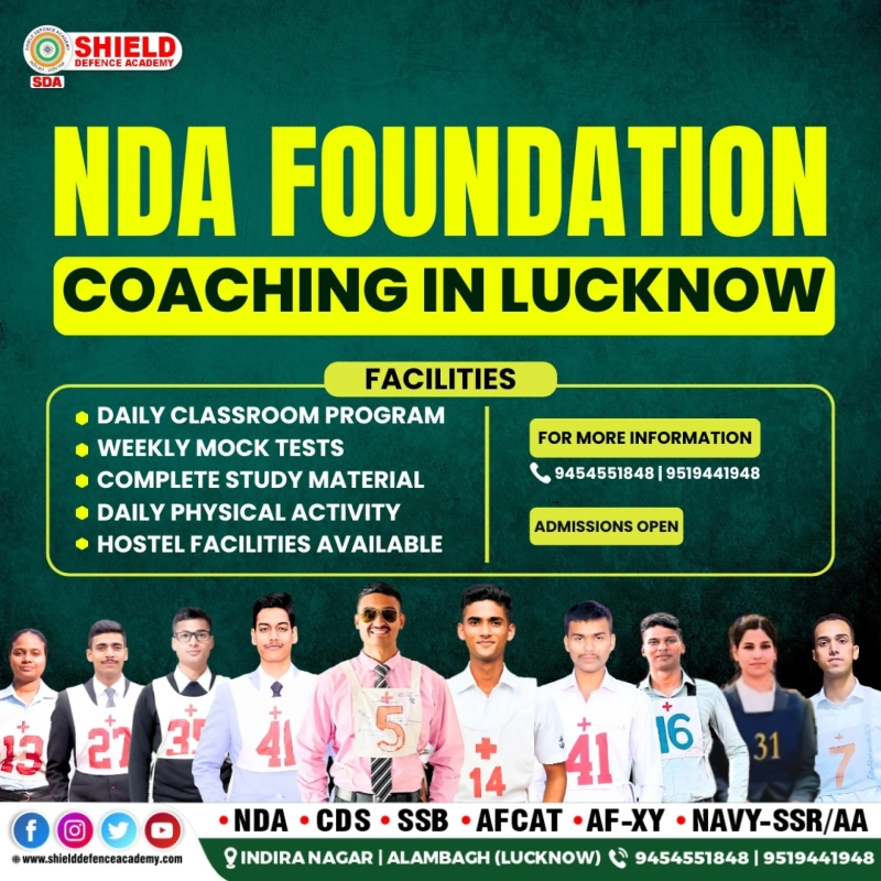 NDA Foundation Coaching in Lucknow – Shield Defence Academy