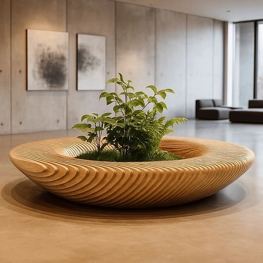 Custom Wood Benches | Modern Wood Furniture