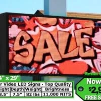 Electronic Signs: Install them anywhere and everywhere to convey important information