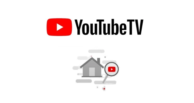 YouTube TV Home Area Issue