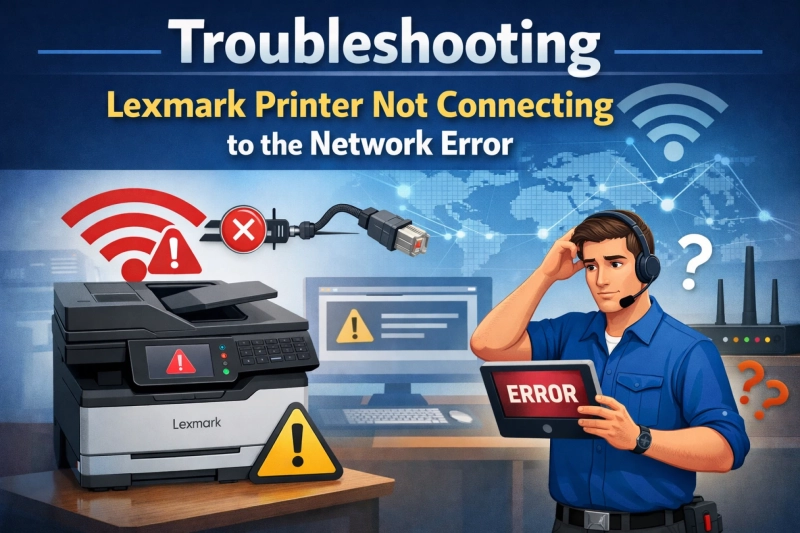 Troubleshooting Lexmark Printer Not Connecting to the Network Error