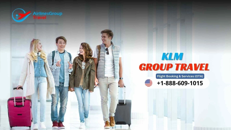 How to book a group on KLM?