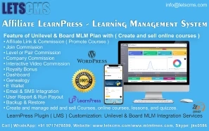 Affiliate LearnPress - Board & Unilevel MLM Plan with (LMS) Learning Management System