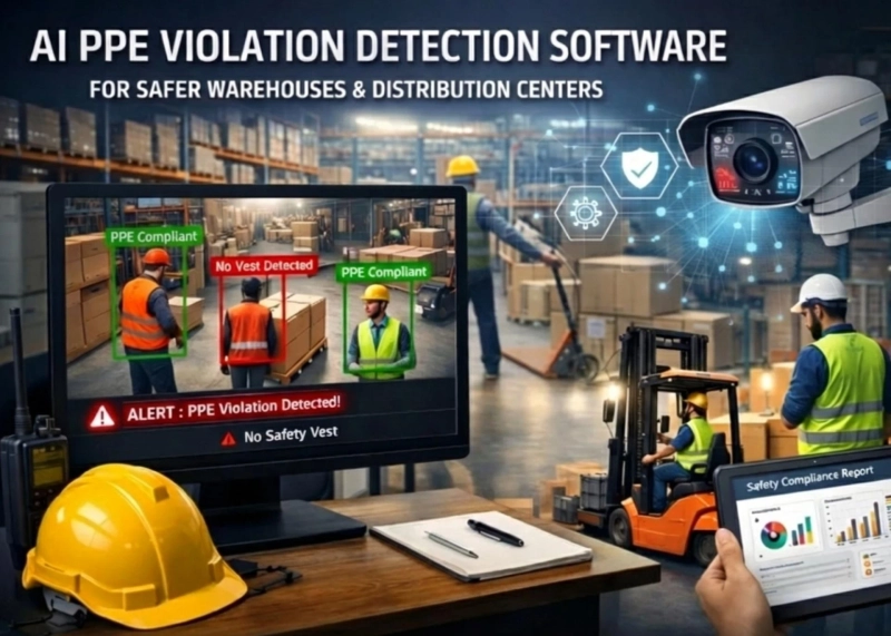 AI PPE Violation Detection Software for Safer Warehouses and Distribution Centers