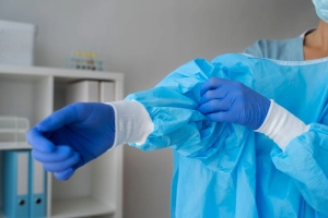 Medical Grade Blue Nitrile Gloves