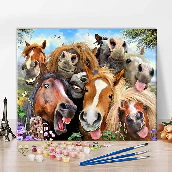 The Art of Paint by Numbers for Animal and Kid Lovers