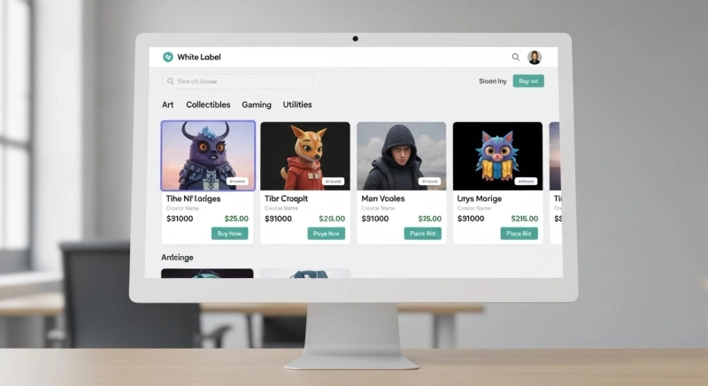 How a White Label NFT Marketplace Helps Businesses Launch Faster and Smarter