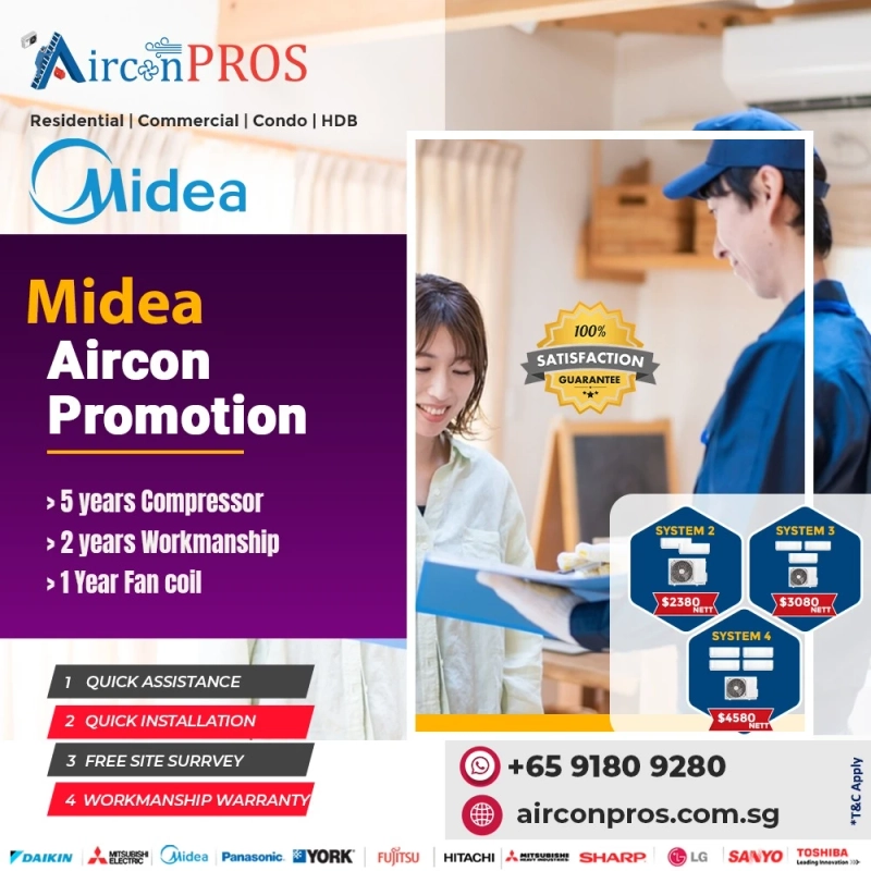 Best Midea Aircon Promotion 2023