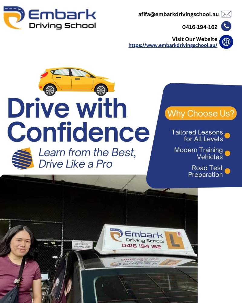 Drive with Confidence at Embark Driving School