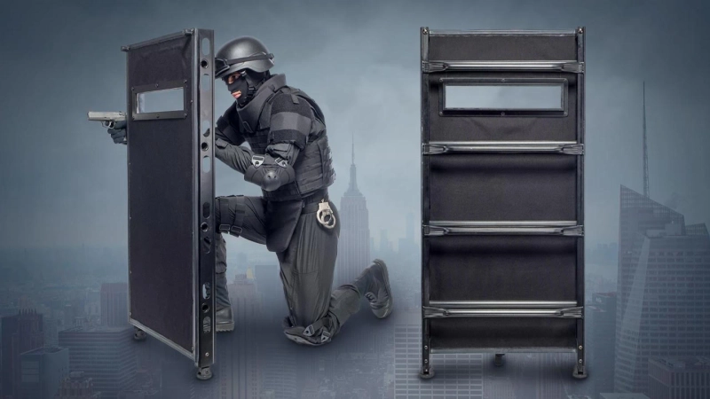 Why are ballistic shields not designed with hard angles?