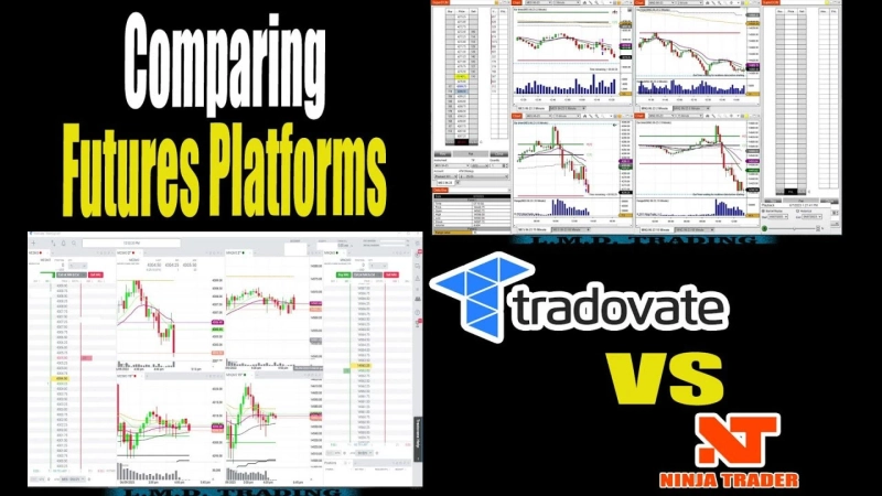 Elements to notice when choosing between NinjaTrader and Tradovate.