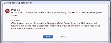 quickbooks error 12002