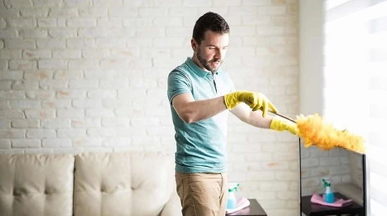 How to make a tile floor shine