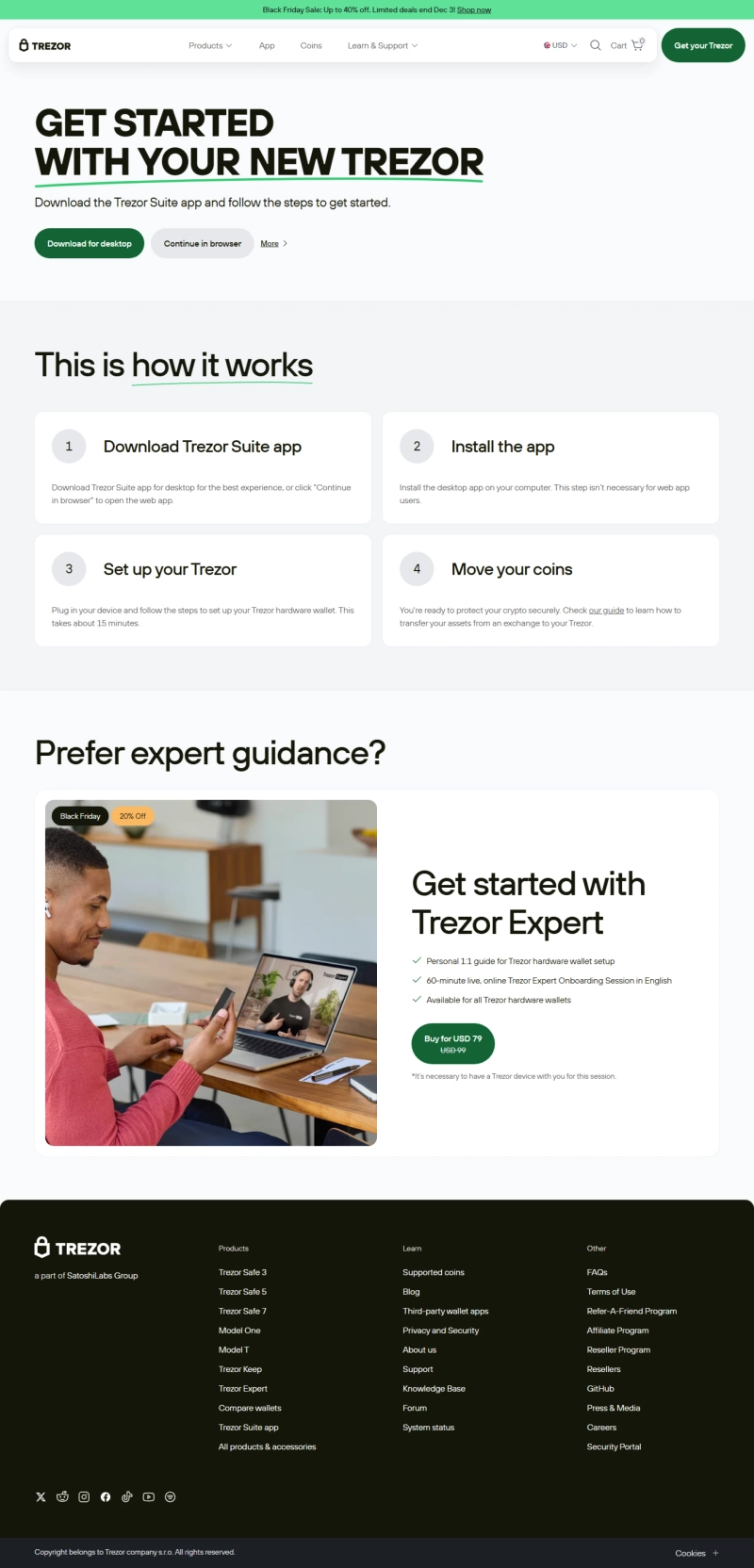 Trezor Login & Setup Tutorial: Begin Secure Crypto Management at Trezor.io/Start
