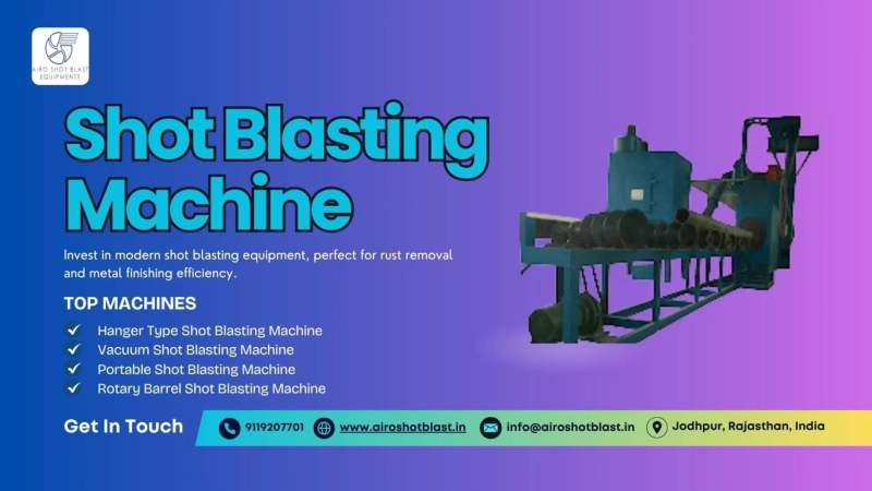 Best-quality Shot Blasting Machine with PLC Automation – Buy Online in India