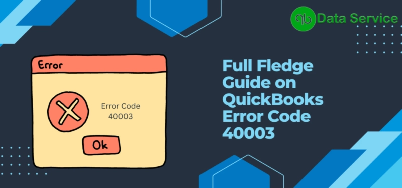 QuickBooks Error 40003: Causes, Solutions, and Prevention