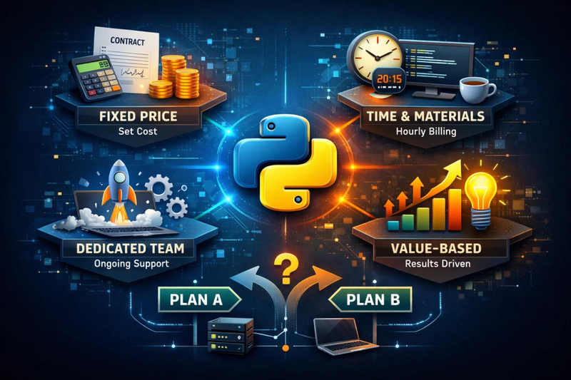 Python Web Development Pricing Models: How CTOs Choose the Right Fit