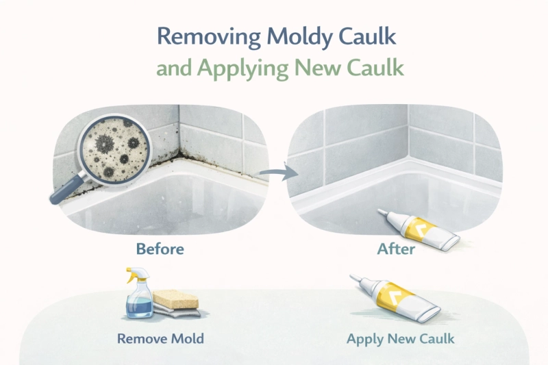 When Caulk Goes Wrong: A Homeowner's Guide to Removing Mold and Stopping It for Good